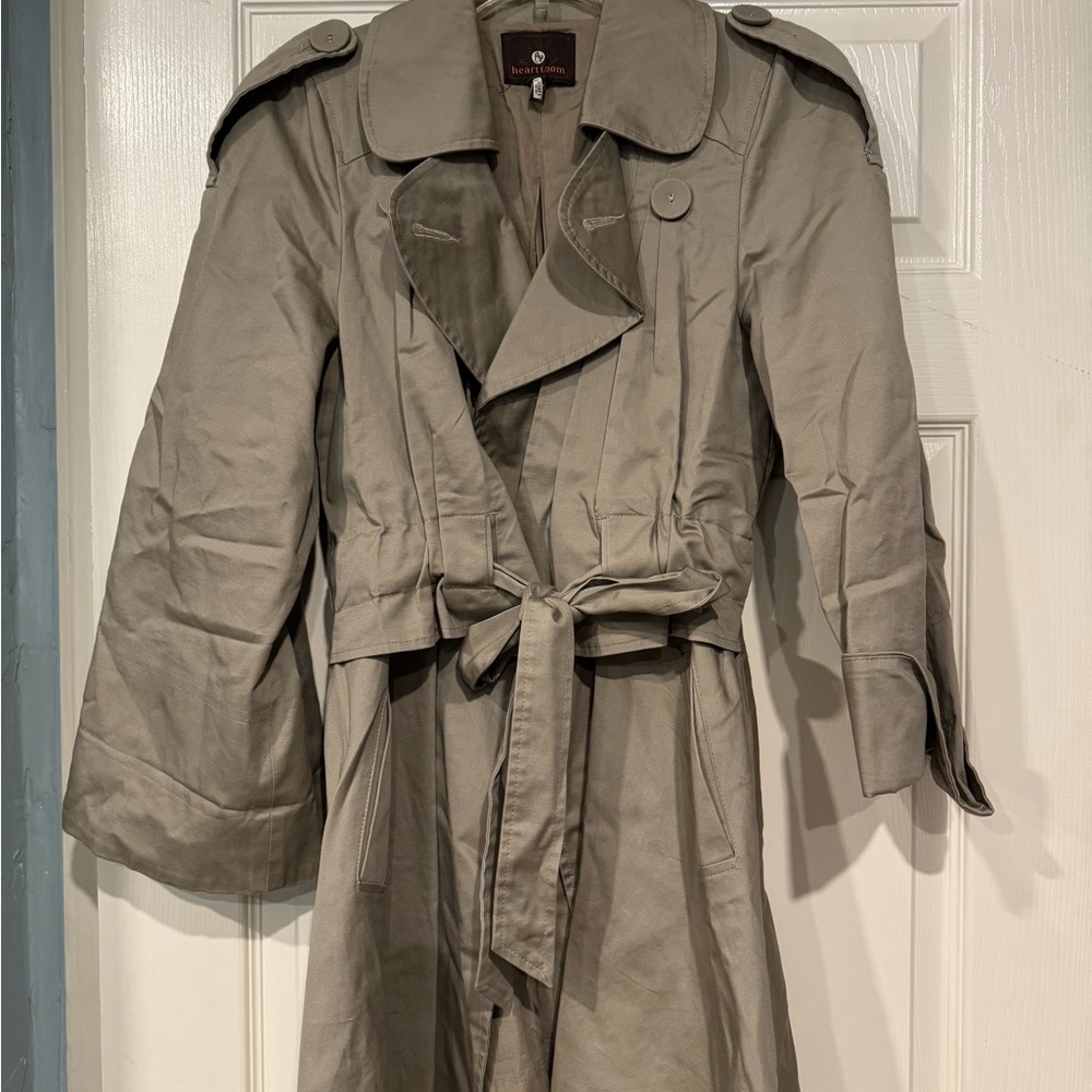 Stylish Gray Trench Coat